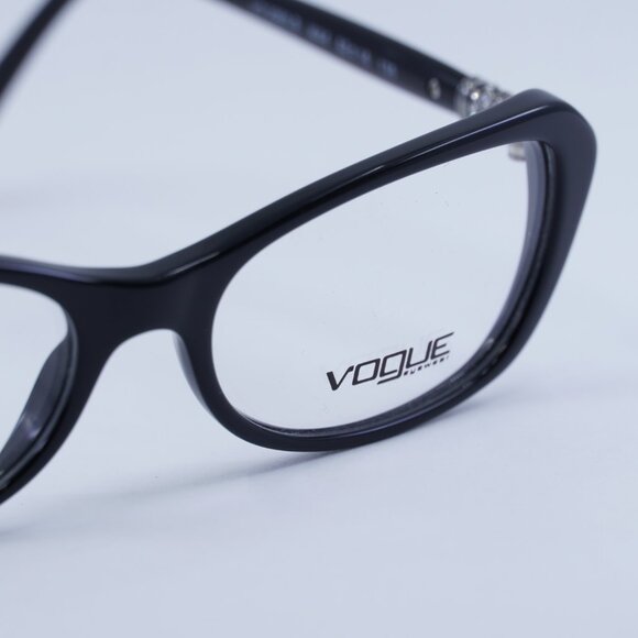 Vogue VO2960-B W44 Eyeglasses Black 52mm Cat Eye Frame - Picture 2 of 10